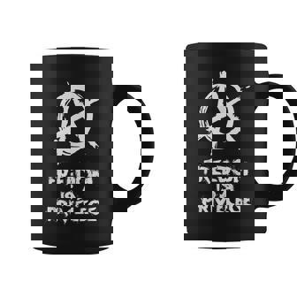 Anarchy Punk Anarchy Symbol Freedom Is A Priveleg Coffee Mug - Thegiftio