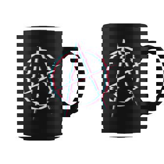 Anarchy Symbol Anarchist Anti Government Vaporwave Aesthetic Coffee Mug - Thegiftio UK