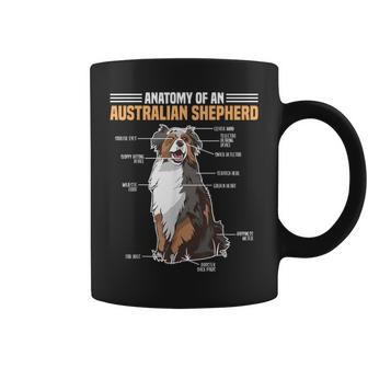 Anatomy Of A Australian Shepherd Coffee Mug - Monsterry UK