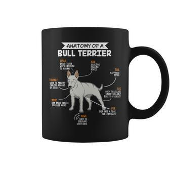 Anatomy Of A Bull Terrier Dog Dog Lover Coffee Mug | Mazezy