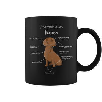 Anatomy Of A Dachshund Badger Dog Tassen - Geschenkecke