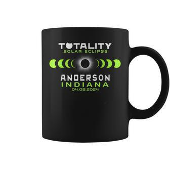 Anderson Indiana Total Solar Eclipse 2024 Coffee Mug - Thegiftio