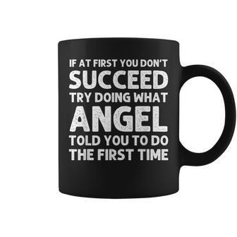 Angel Name Personalized Birthday Christmas Joke Coffee Mug - Monsterry DE