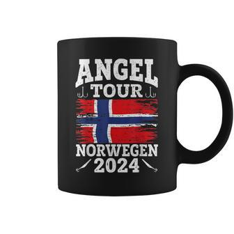 Angel Tour Norway 2024 Fishing Team Norway Flag Angler Tassen - Seseable