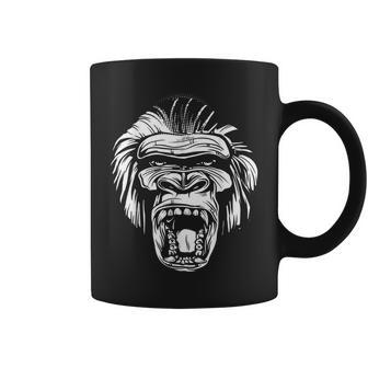 Angry Wild Gorilla Ape Monkey Coffee Mug | Crazezy