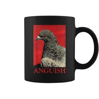 Anguish Pigeon Vintage Coffee Mug - Monsterry
