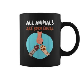 All Animals Are Born Equal Equality For Everyone Coffee Mug - Monsterry DE