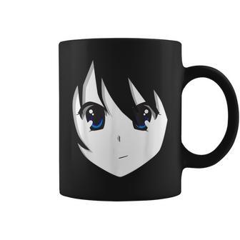 Anime Face Manga Lover Otaku Style Japanese Coffee Mug - Monsterry AU