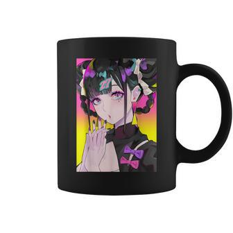 Anime Girl Japanese Aesthetic Anime Otaku Coffee Mug | Crazezy DE