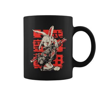 Anime Manga Cyberpunk Aesthetic Techwear Harajuku Bunny Girl Coffee Mug - Monsterry UK