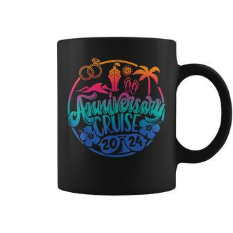 Anniversary Cruise 2024 Family Vacation Beach Matching Group Coffee Mug - Thegiftio UK