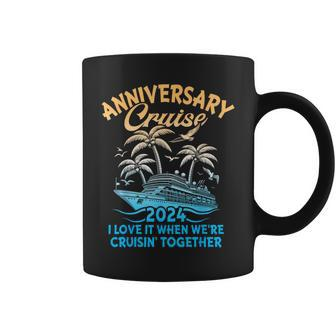 Anniversary Cruise 2024 Wedding Anniversary Husband Wife Coffee Mug - Monsterry DE