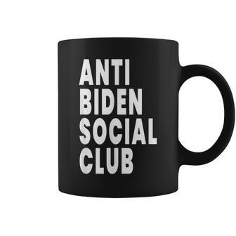 Anti Biden Social Club Quote Anti Biden Costume Coffee Mug | Crazezy AU