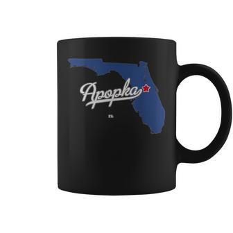 Apopka Florida Fl Map Coffee Mug | Mazezy