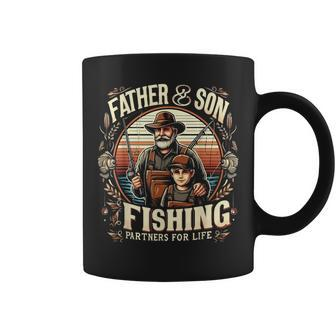 Apparel Dad And Son Fishing Partners For Life Fathers Day Coffee Mug - Seseable