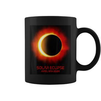 April 8Th 2024 Total Solar Eclipse 2024 Coffee Mug - Monsterry UK
