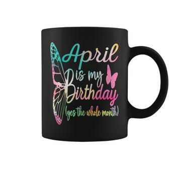 April Birthday For April Is My Birthday For Girl Coffee Mug | Mazezy