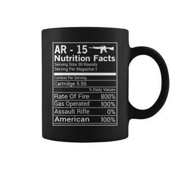 Ar 15 Nutrition Facts Coffee Mug | Mazezy