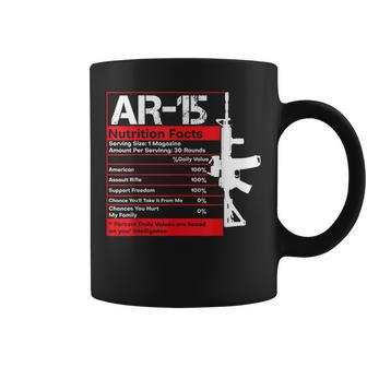 Ar-15 Nutrition Facts Gun Rifle Gun Guy Ar15 Coffee Mug - Monsterry CA