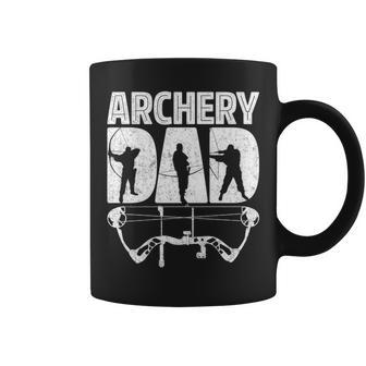Archery Dad Archer Men Fathers Day Vintage Bow And Arrow Coffee Mug | Mazezy