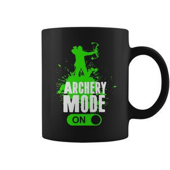 Archery Mode Cool Hunting Bow Arrow Archer Coffee Mug | Mazezy