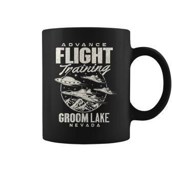 Area 51 Ufo Groom Lake Advance Flight Training T Coffee Mug - Monsterry