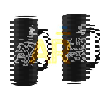 Argentina Human-Flag Letter A And Letter R Argentina Coffee Mug - Seseable