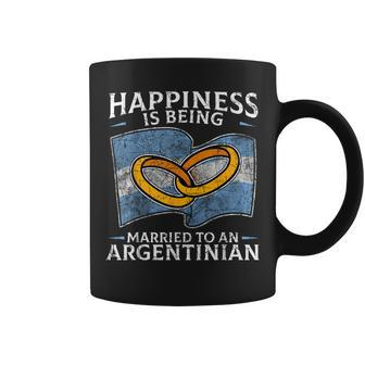 Argentinian Marriage Argentina Roots Heritage Married Coffee Mug - Monsterry CA