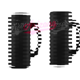 Arizona Varsity Script Classic Sports Jersey State Flag Coffee Mug - Thegiftio