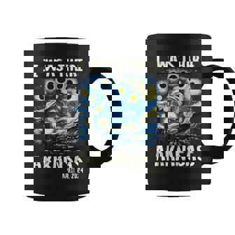 Arkansas Total Solar Eclipse 2024 Starry Night Painting Coffee Mug - Thegiftio