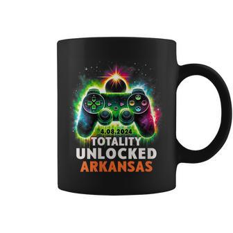 Arkansas Total Solar Eclipse 2024 Video Game Gamer Coffee Mug - Thegiftio UK