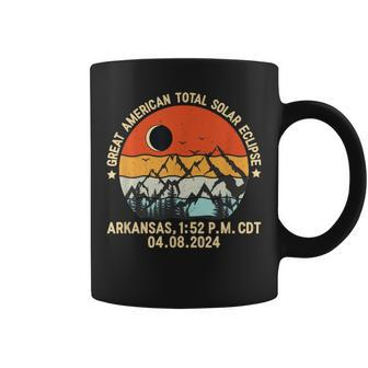 Arkansas Total Solar Eclipse April 8 2024 Astronomy Fans Coffee Mug - Monsterry