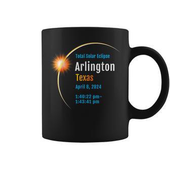 Arlington Texas Tx Total Solar Eclipse 2024 1 Coffee Mug - Monsterry AU