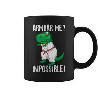 Armbar Me Impossible Cool Judo Dinosaur Coffee Mug - Monsterry DE