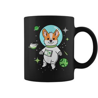 Aromantic Corgi In Space Aromantic Pride Coffee Mug - Monsterry
