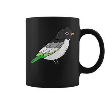 Aromantic Pride Bird Asexual Coffee Mug - Monsterry DE