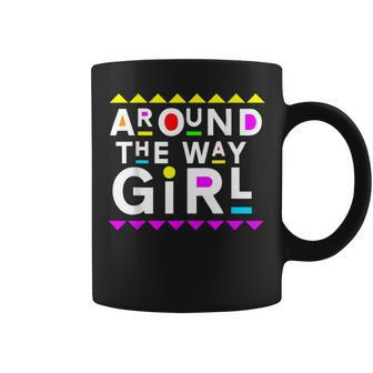 Around The Way Girl Retro 90S Style Coffee Mug - Monsterry