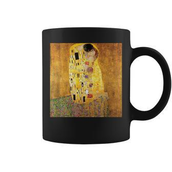 Art Nouveau Kiss Klimt Sexy Beautiful Elegant Love Trust Coffee Mug - Monsterry UK