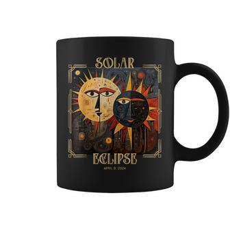 Art Solar Eclipse 2024 Sun Totality April 8Th America Coffee Mug - Thegiftio UK