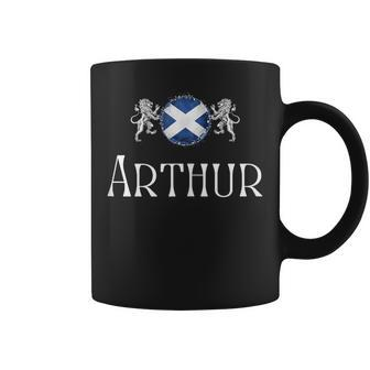 Arthur Clan Scottish Family Name Scotland Heraldry Coffee Mug - Seseable