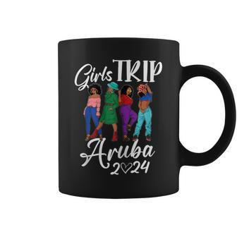 Aruba Girls Trip 2024 Birthday Squad Vacation Party Coffee Mug - Seseable