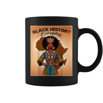 Aseda Black History Everyday Black History Month Pride Coffee Mug - Monsterry UK