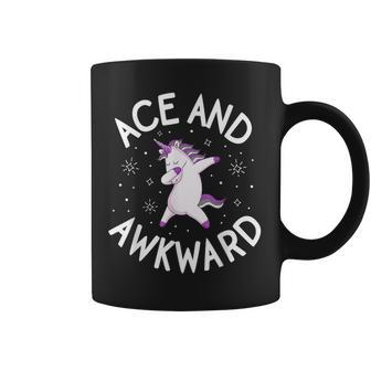 Asexual Pride Ace Awkward Unicorn Lgbtq Pride Stuff Coffee Mug - Monsterry AU