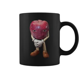 Me Asf Apple Apple With Face Meme Wapple Coffee Mug - Seseable