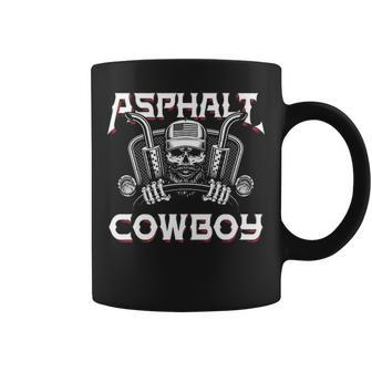 Asphalt Cowboy Truck Driver Trucker Diesel Semi Coffee Mug | Mazezy UK