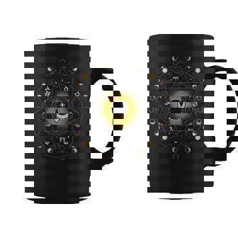 Astrología Constelaciones Rueda Fases Luna Zodiaco Taza de café - Regaloses