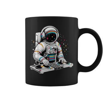 Astronaut Dj Planets Space Coffee Mug - Monsterry
