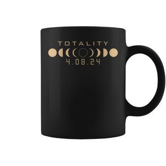 Astronomy Totalility Eclipse April 8 2024 Eclipse Coffee Mug - Monsterry