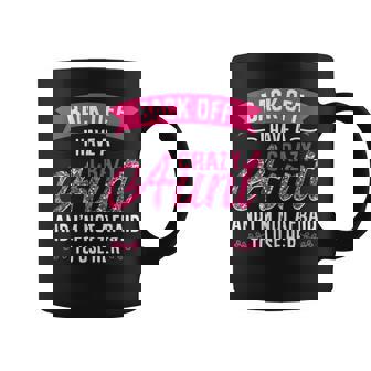 Atrás Tengo Una Tía Loca Y No Tengo Miedo De Usarla Taza de café - Regaloses
