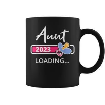 Aunt 2023 Loading New Auntie To Be Promoted To Aunt Coffee Mug - Monsterry UK